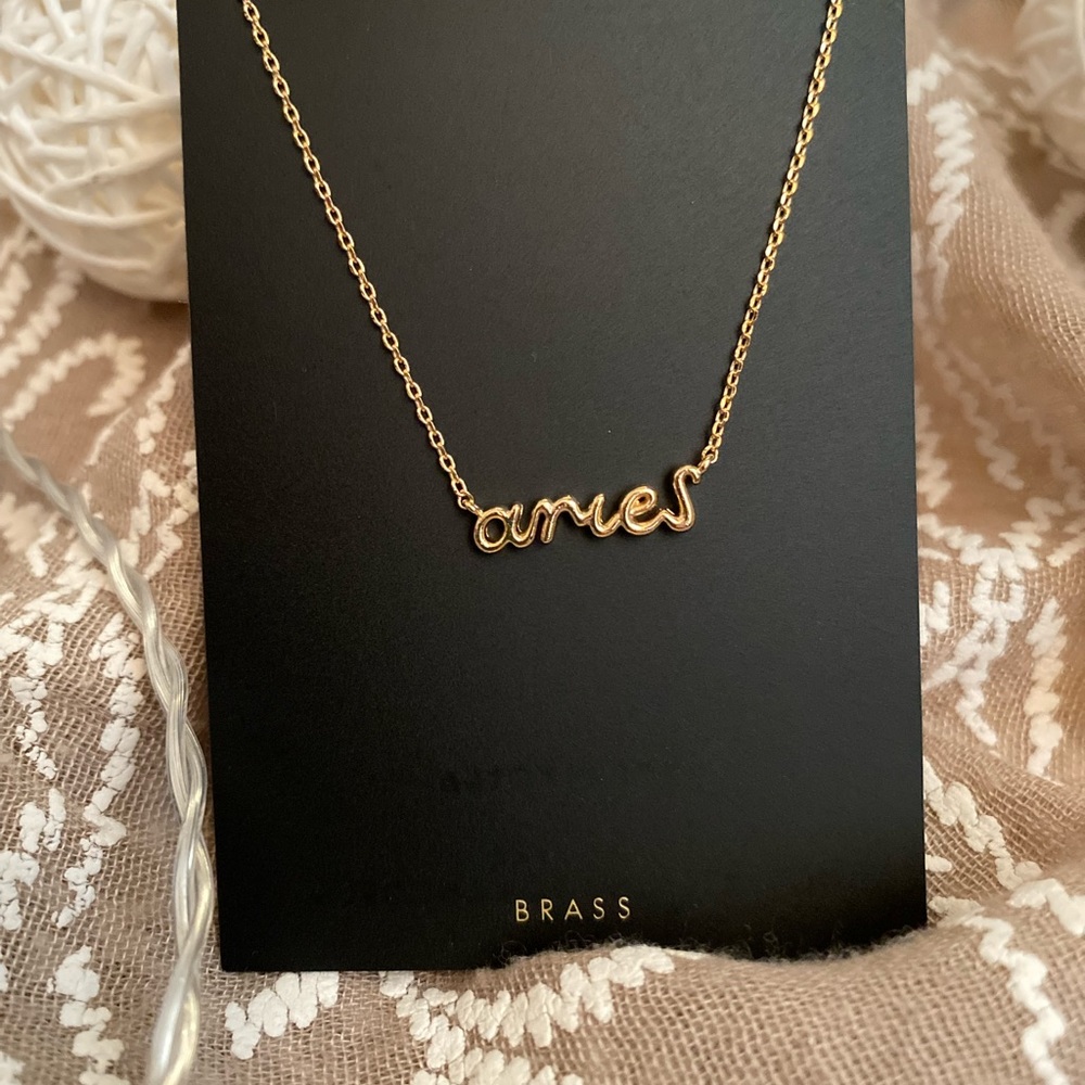 Zodiac sign necklace (Aries)